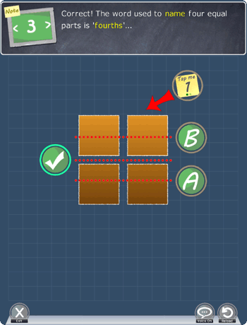 Understanding fractions app Picture 2