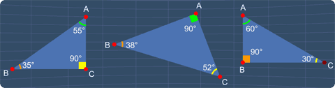 examples of right triangles